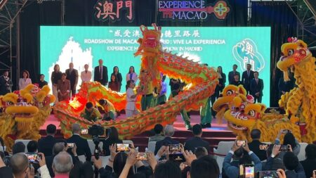 Lions, mascots and robots: Macao displays its charms in Madrid