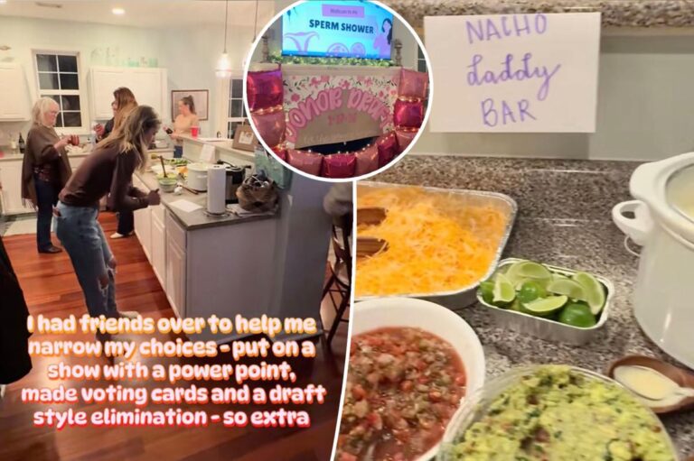 Mom-to-be’s ‘sperm shower’ is the toast of singles on social media: ‘I’d pay to attend this party’ Mom-to-be’s ‘sperm shower’ is the toast of singles on social media: ‘I’d pay to attend this party’