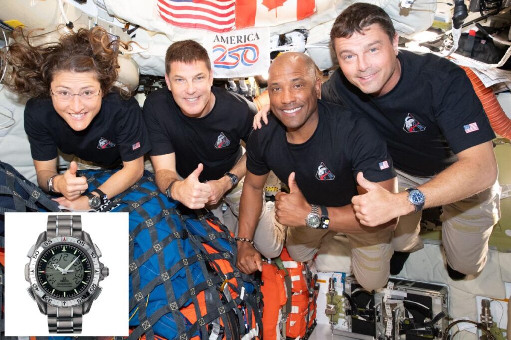 Artemis II astronauts wore top-of-the-line Omega wristwatches around the moon — and one slipped on an old-school NASA icon