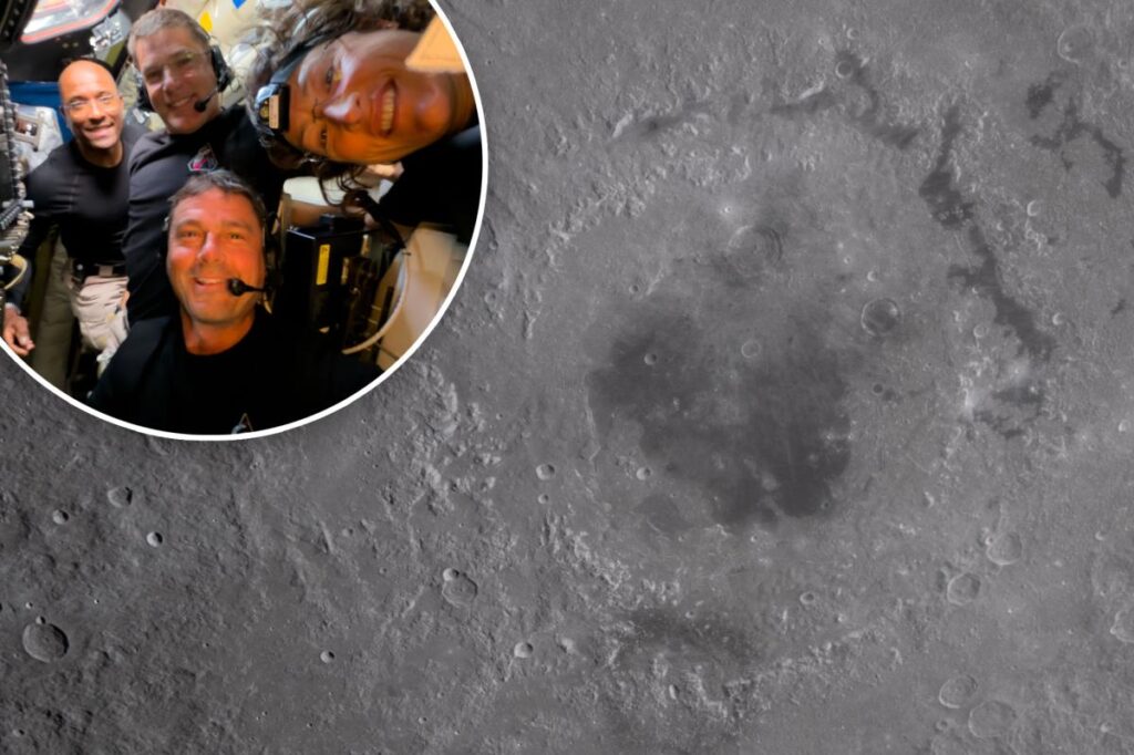 Artemis II crew spots something silly on lunar surface: ‘Moon is smiling’ Artemis II crew spots something silly on lunar surface: ‘Moon is smiling’