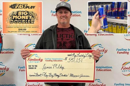 Red Bull purchase leads to shocking lottery windfall for lucky winner: ‘He was just shaking’