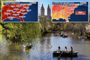 New York could see record heat this week with temps more than 30 degrees above average