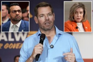 Kash Patel trolls Eric Swalwell with FBI sitdown invite as Dems deny knowing disgraced rep lived ‘double life’