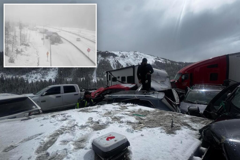 Colorado highway descends into chaos after massive 75-vehicle pileup amid hazardous winter weather