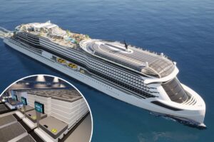 First 100% battery-electric cruise ship revealed — at 90,000 tons with a capacity for 1,900 guests