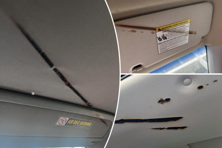 Drivers are finding mysterious burn marks in their cars — even though they don’t smoke
