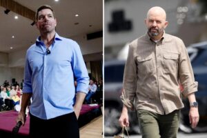 Eric Swalwell supporter Jon Cryer looks downcast after wasting K on campaign