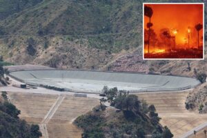 Fury as notorious Palisades reservoir blamed for deadly wildfire response is empty again