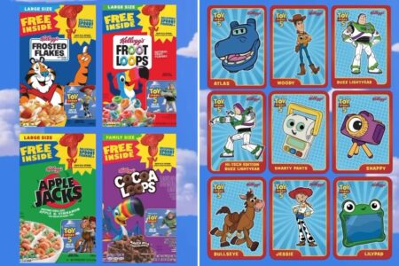 Kellogg is putting toys back into some cereal boxes as a ‘Toy Story 5′ tie-in