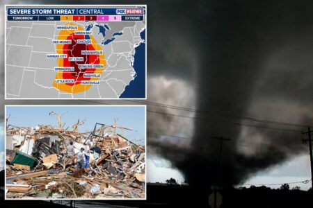 Severe weather outbreak brewing with potential strong, long track tornadoes targeting millions in Midwest