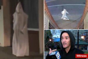 Sicko walks through quiet Rhode Island town in KKK robes: ‘That’s a whole different level of racism’