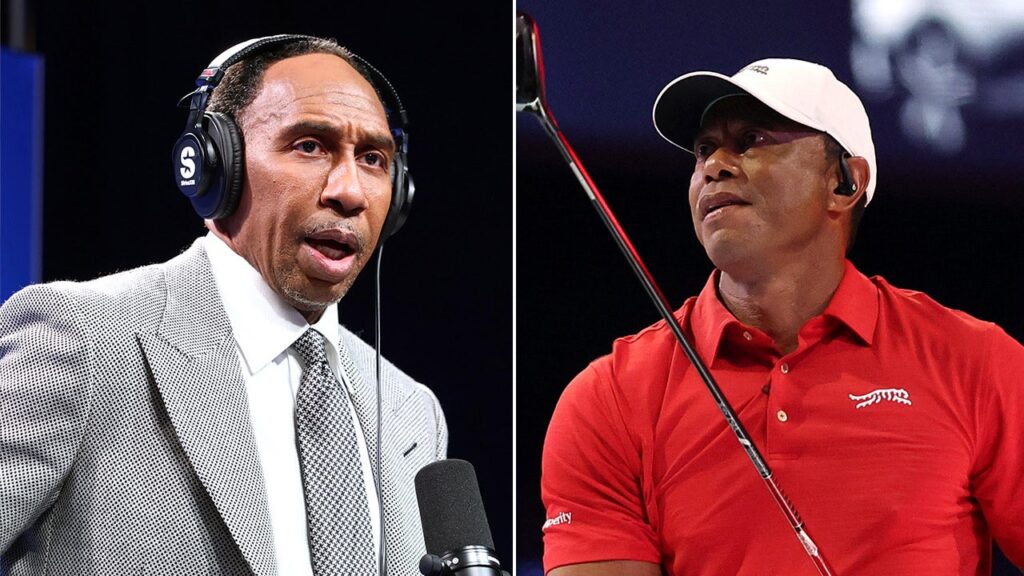 Stephen A Smith implores ‘addict’ Tiger Woods to ‘stop getting behind the damn wheel’