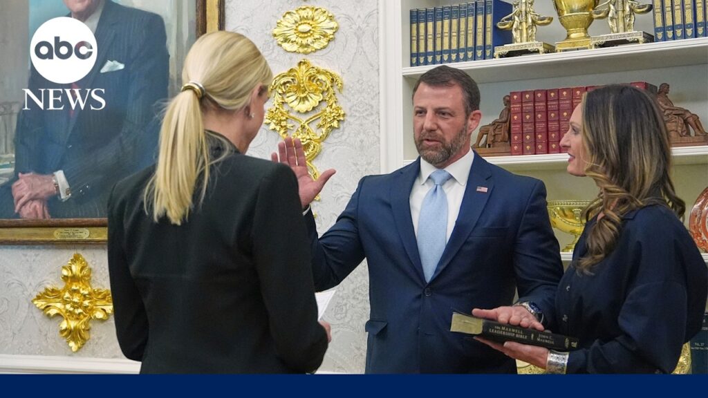 FULL EVENT: Markwayne Mullin sworn in as DHS secretary