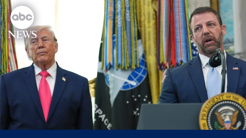 New DHS Secretary Markwayne Mullin makes remarks after being sworn in