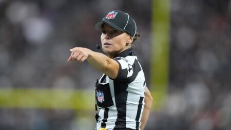 One of the NFL’s first female officials sues the league for gender discrimination after being fired