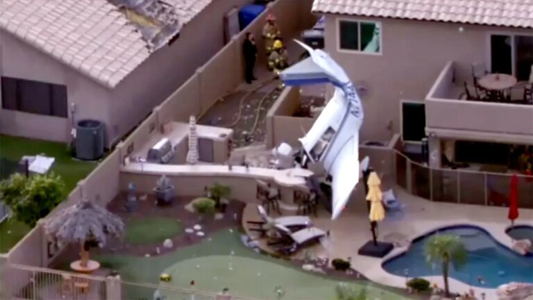 Plane lost engine power before crashing into Phoenix-area homes, NTSB says