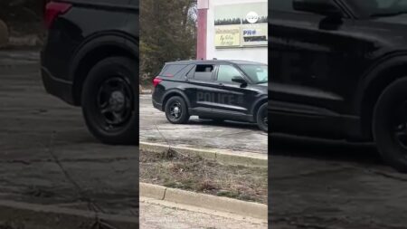Woman wiggles out of police custody through open car window