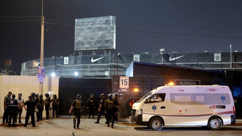 One dead and dozens injured during pregame event at Peru soccer stadium One dead and dozens injured during pregame event at Peru soccer stadium