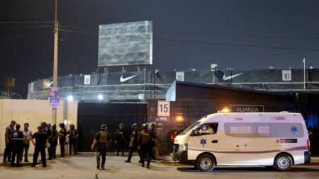 One dead and dozens injured during pregame event at Peru soccer stadium