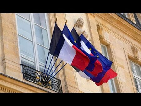 Are the French removing the EU flag from public buildings and is it illegal?