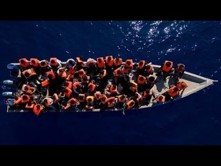 More than 70 people feared dead after migrant boat capsizes in the central Mediterranean