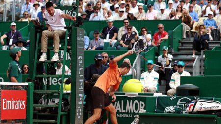 Daniil Medvedev destroys racket in stunning meltdown after wildcard hands him historic double bagel loss