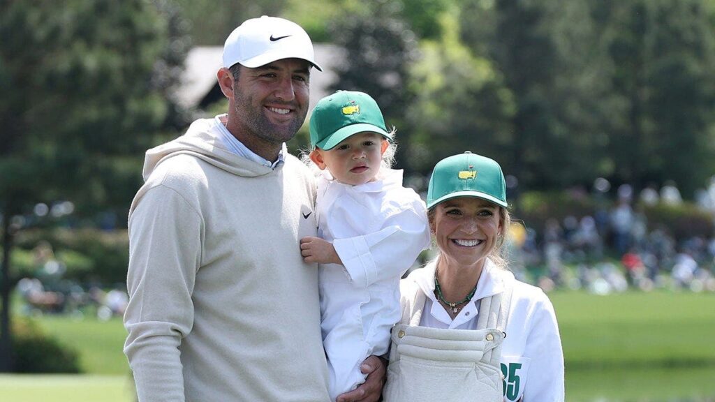 Scottie Scheffler’s family, including 12-day-old son, enjoy Masters Par 3 Contest at Augusta Scottie Scheffler’s family, including 12-day-old son, enjoy Masters Par 3 Contest at Augusta