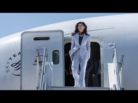 Taiwan opposition leader makes rare visit to China in ‘journey for peace’