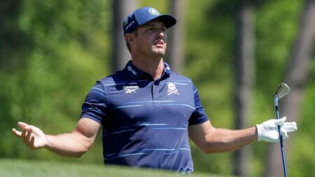 Bryson DeChambeau not pleased with 3D-printed club question after eventful day at Augusta National
