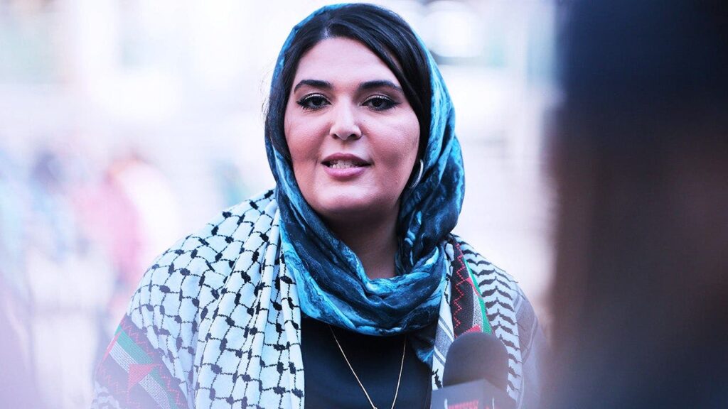 Pro-Palestinian activist refuses to condemn political violence after threat against her is foiled Pro-Palestinian activist refuses to condemn political violence after threat against her is foiled