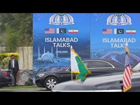 US and Iranian officials begin high-stakes peace talks in Pakistan to resolve war