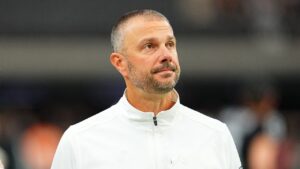 Raiders GM John Spytek admits to getting ‘a few calls’ about the No 1 pick ahead of next week’s NFL Draft