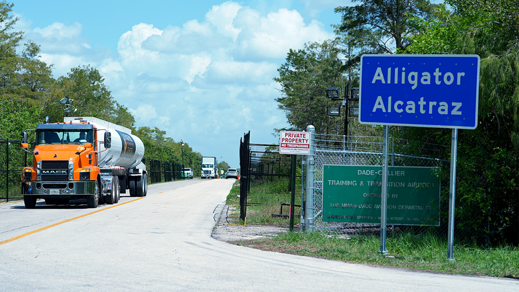Guards at ‘Alligator Alcatraz’ beat, pepper-sprayed detainees, lawyer says