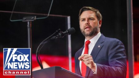 JD Vance makes address at Turning Point USA rally