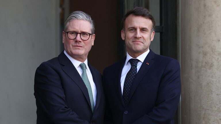 Starmer and Macron accused of ‘playing at being relevant’ with Strait of Hormuz plan