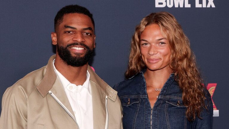 Giants star Darius Slayton marries Olympian Anna Hall at historic New York mansion