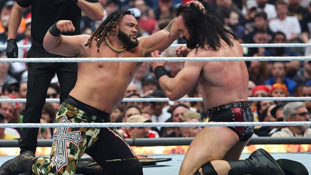 Jacob Fatu puts Drew McIntyre in the ‘rear view’ in unsanctioned match at WrestleMania 42