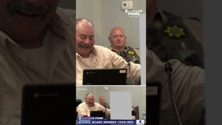 School board member censured after putting arm around female student