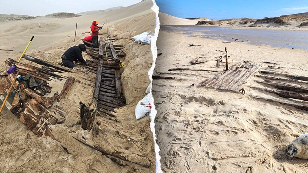 Park rangers unearth 200-year-old shipwreck on remote island dubbed ‘graveyard of the Atlantic’