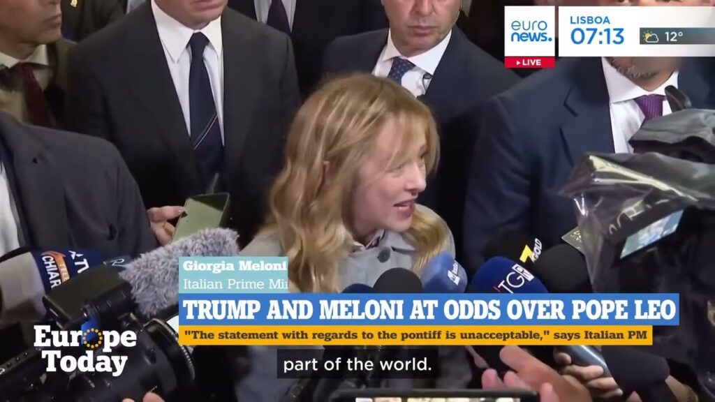 Trump and Meloni break up.