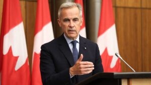 Canada’s prime minister refers to US economic ties as a weakness