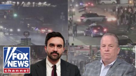 QUEENS CHAOS: Mob flies Palestinian flag during FIERY drag race