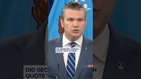 Did Pete Hegseth quote “Pulp Fiction?”