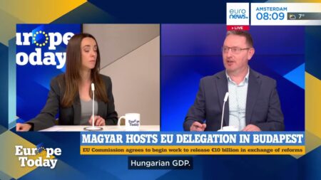 An unusual visit by EU officials to Hungary as Magyar aims at unblocking €10 billion in EU funds