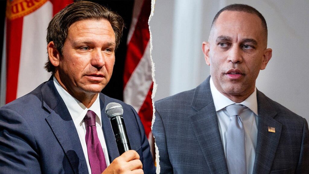 DeSantis says he’s taking up Jeffries’ invitation to ‘F-around and find out’ on Florida redistricting effort