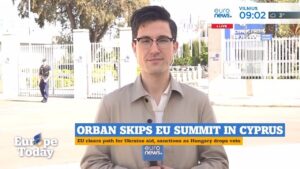 EU Summit in Cyprus: Zelenskky in, Orbán out