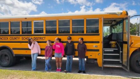 Mississippi middle schoolers stop runaway bus after driver loses consciousness from asthma attack