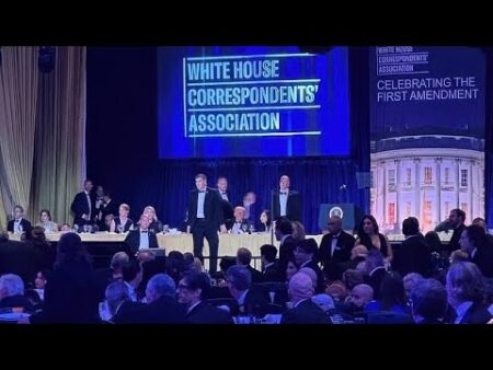 Trump evacuated after shots fired near White House Correspondents’ Dinner