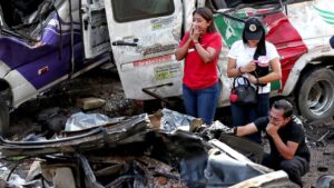 Death toll from Colombia bus bombing rises to 20 during wave of violence