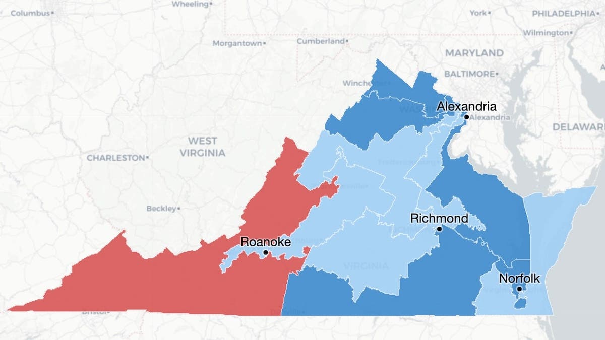 the virginia gerrymander approved by voters at the hands of democrats